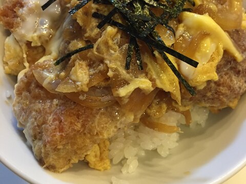 ❁お箸がとまらない！チキンカツとじ丼❁